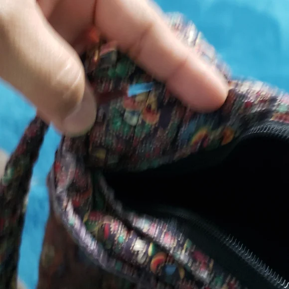 Vera Bradley Retired Collette Black Handbag / Purse (Fall 1995) - Picture 13 of 14